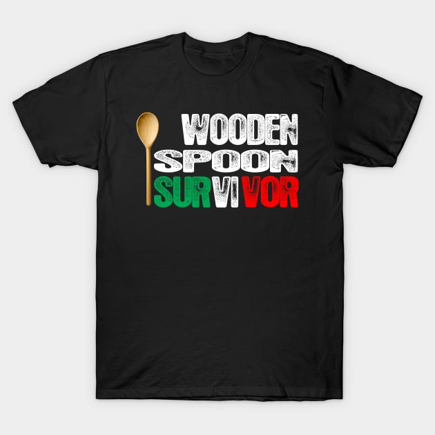 Wooden Spoon Survivor T-Shirt by NiceTeeBroo